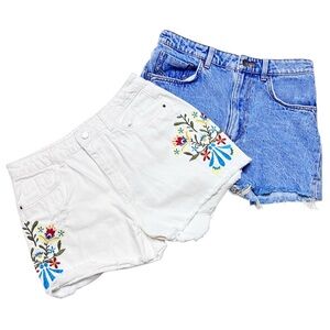 Two Pairs Zara Shorts - Size 6